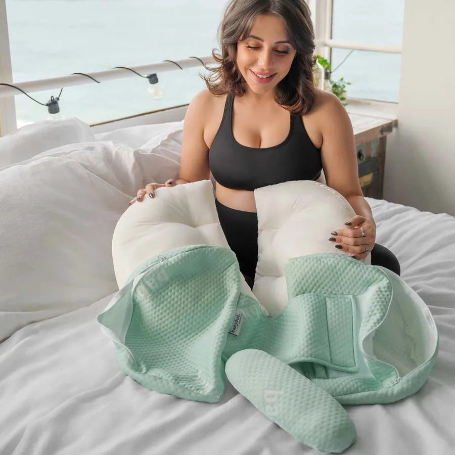 Ergonomic Side-Sleeping Pregnancy Pillow
