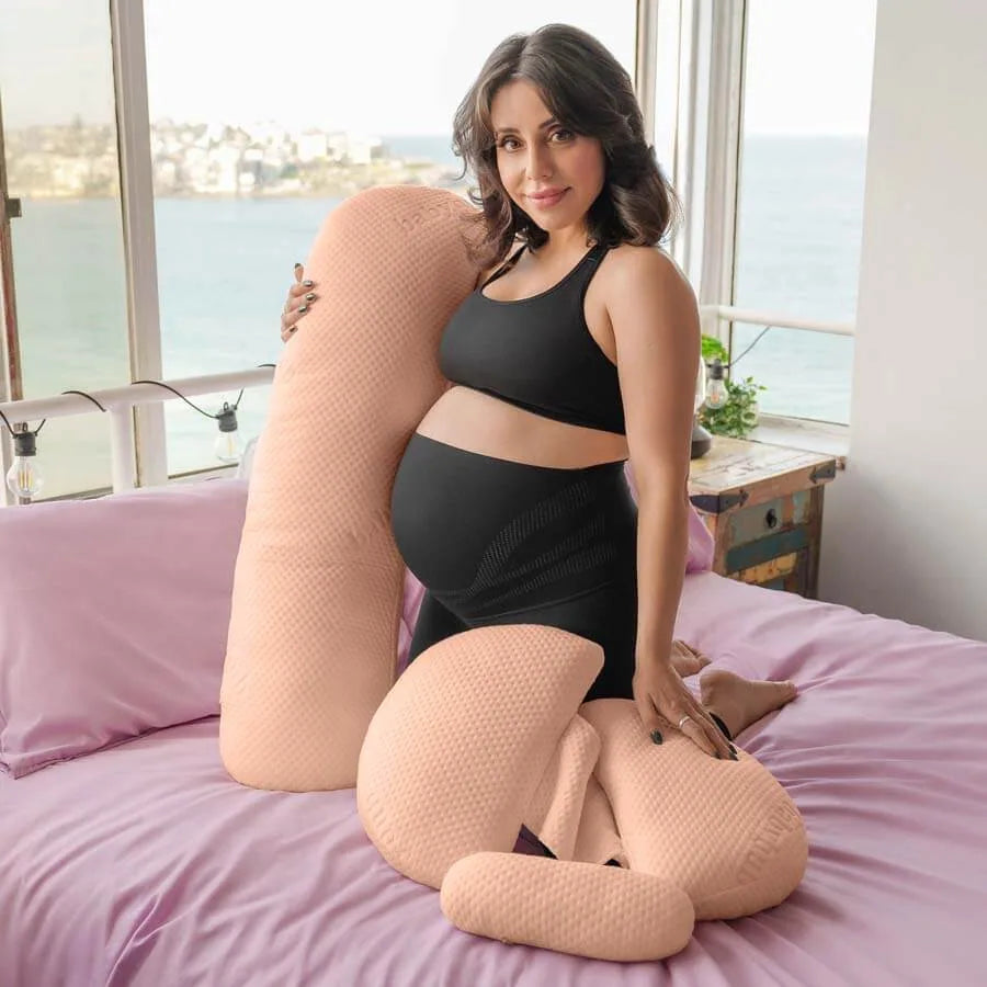 Ergonomic Side-Sleeping Pregnancy Pillow