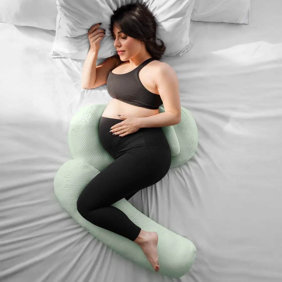 Ergonomic Side-Sleeping Pregnancy Pillow