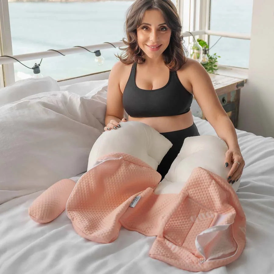 Ergonomic Side-Sleeping Pregnancy Pillow