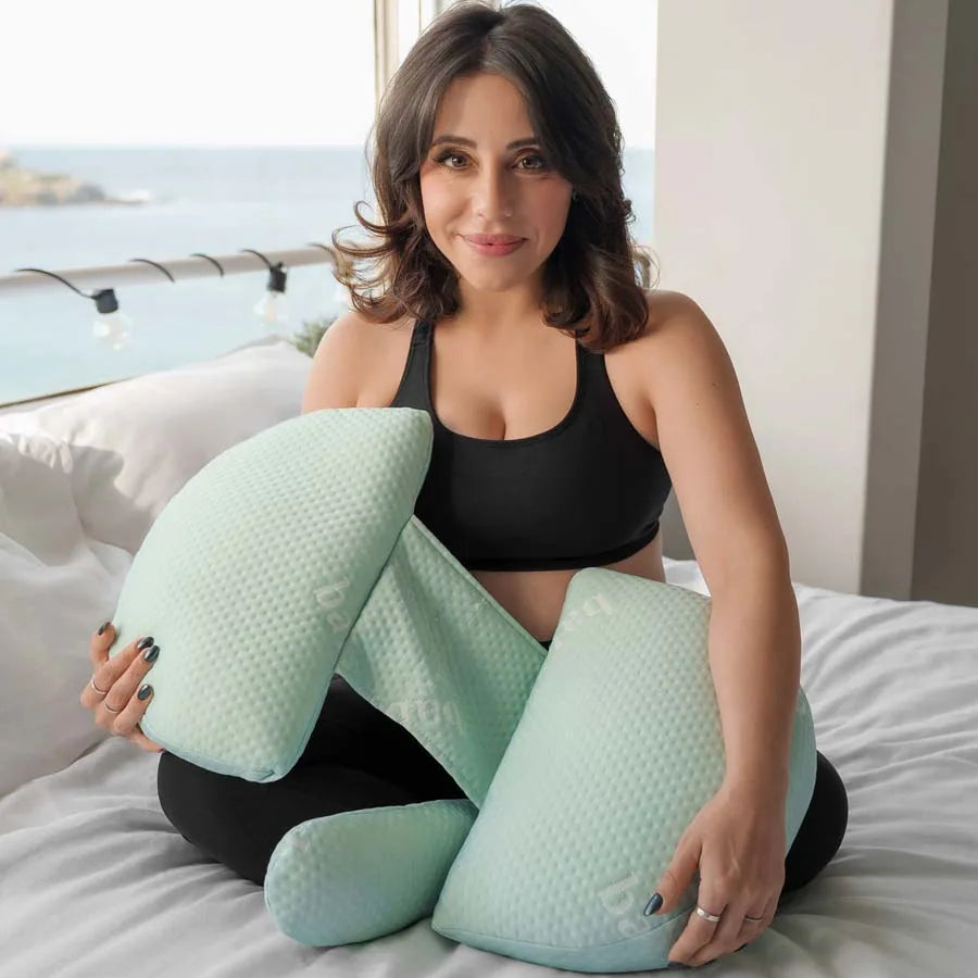 Ergonomic Side-Sleeping Pregnancy Pillow