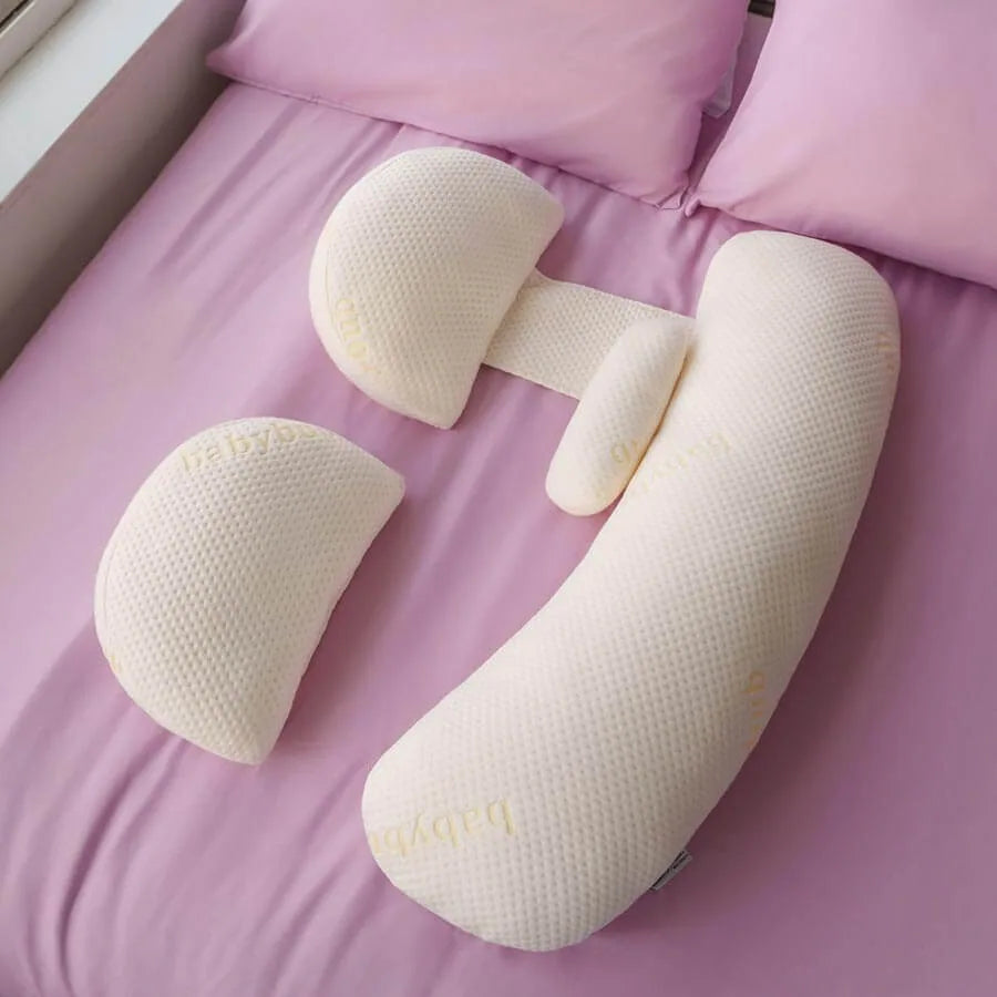 Ergonomic Side-Sleeping Pregnancy Pillow