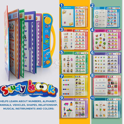 Interactive Intelligence Sound Book for Kids | Screen-Free Learning Toy