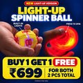 3D Press-to-Spin Fidget Ball – Stress Relief Toy (Buy 1 Get 1 FREE)