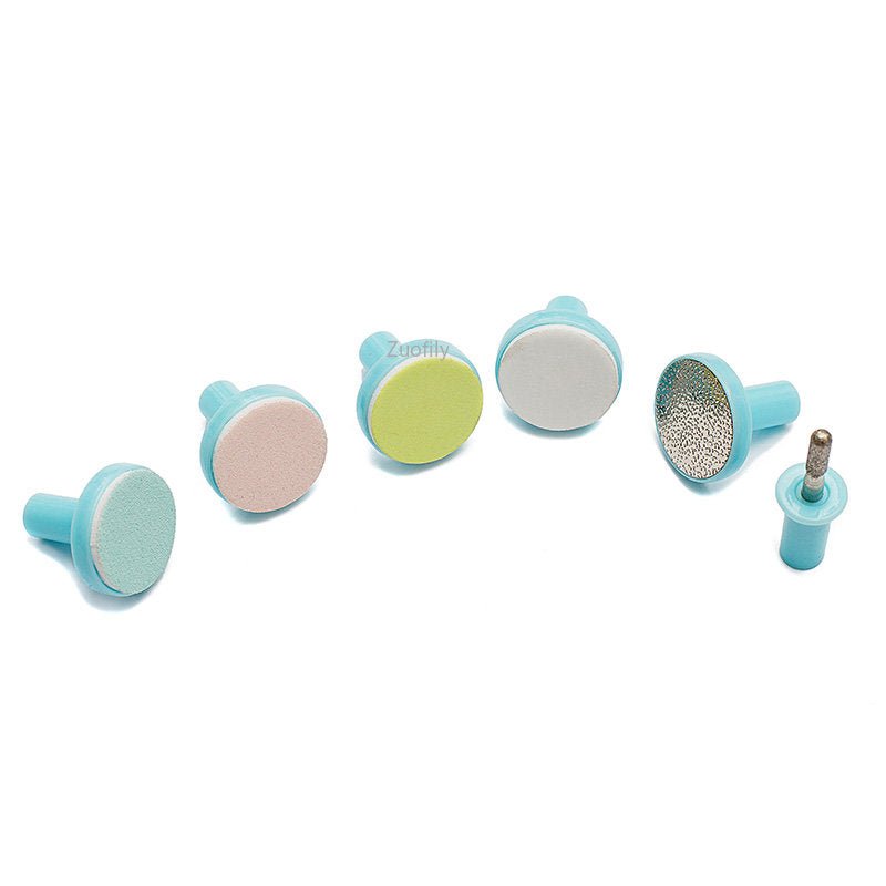 Electric Baby Nail Trimmer with LED Light – 6 Interchangeable Filing Heads, Adjustable Speed & Quiet Motor | Gentle Baby Nail Care Kit