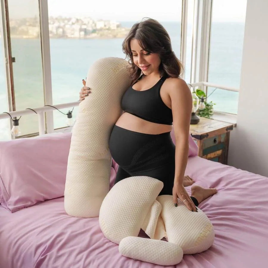 Ergonomic Side-Sleeping Pregnancy Pillow