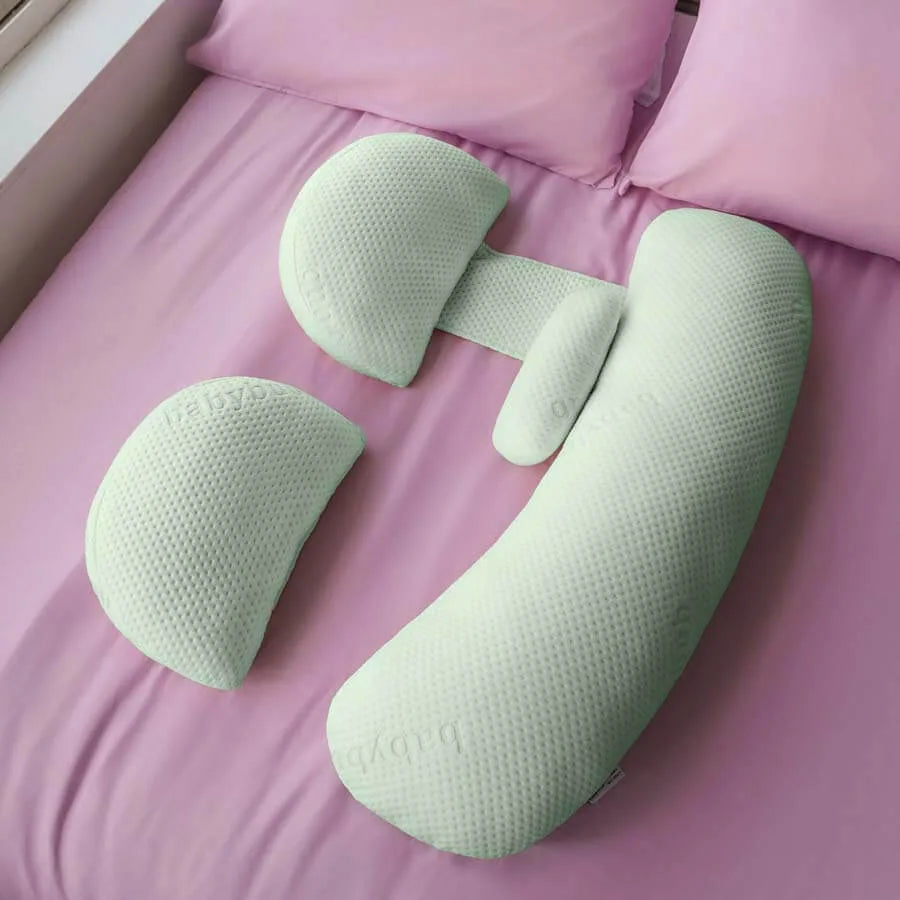 Ergonomic Side-Sleeping Pregnancy Pillow