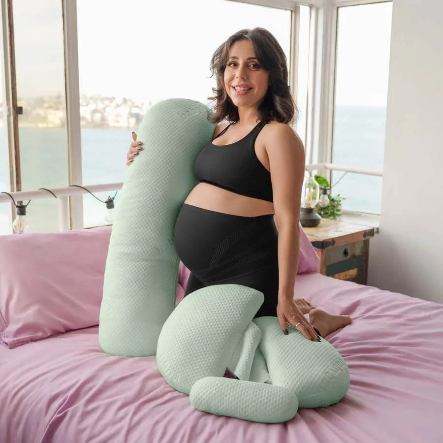 Ergonomic Side-Sleeping Pregnancy Pillow