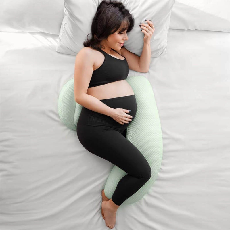 Ergonomic Side-Sleeping Pregnancy Pillow