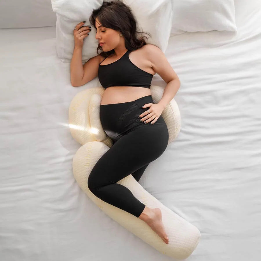 Ergonomic Side-Sleeping Pregnancy Pillow