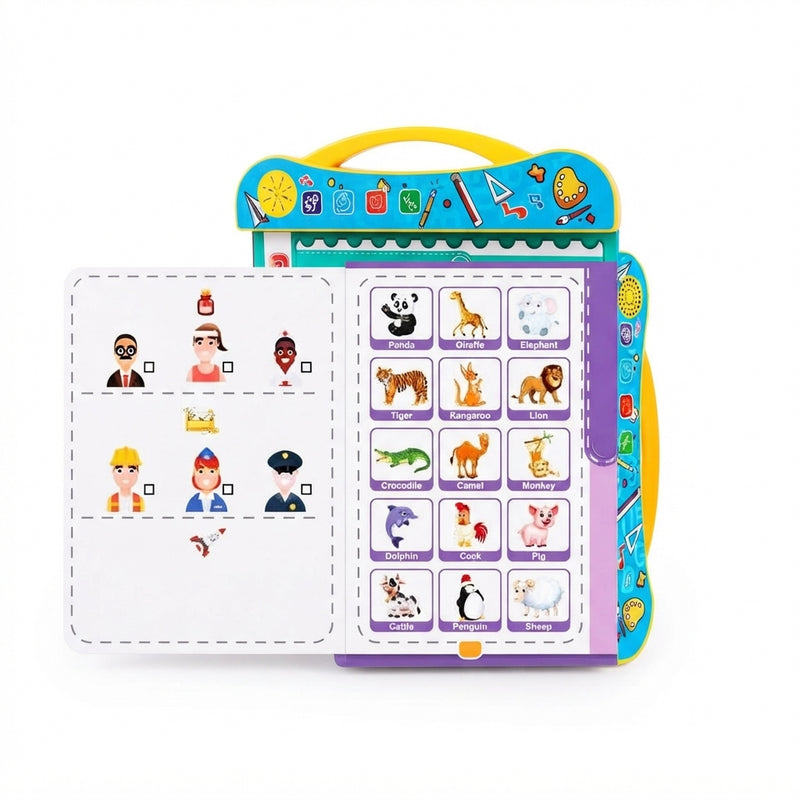 Interactive Intelligence Sound Book for Kids | Screen-Free Learning Toy